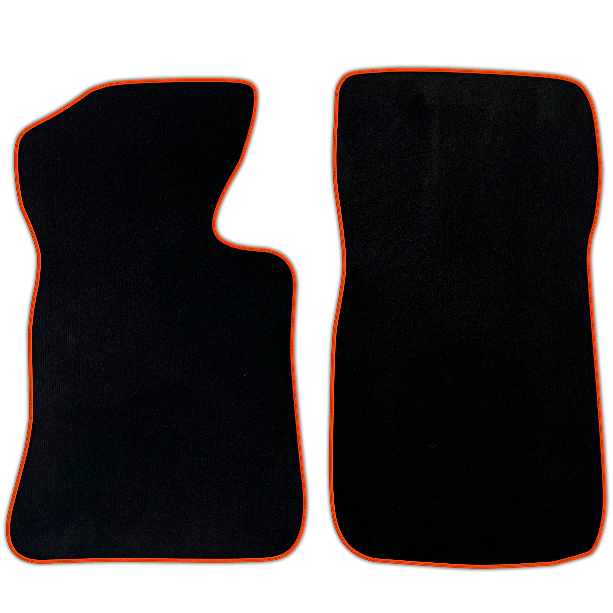 Custom Black Floor Mats for Chevrolet Corvette C2 (1963-1967) Black Trim
