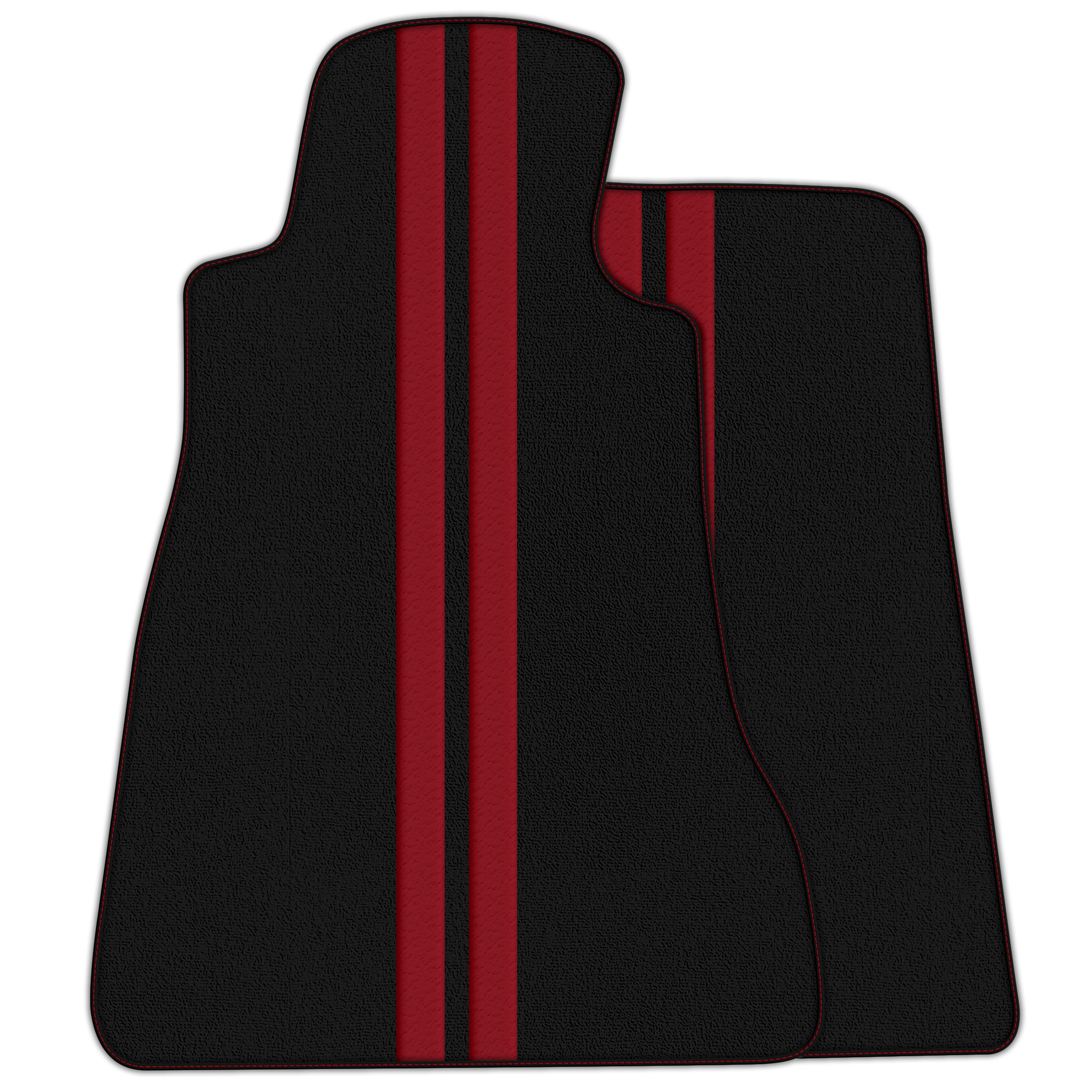 Black Floor Mats for Chevrolet Corvette C5 (1997-2004) - Custom Colors