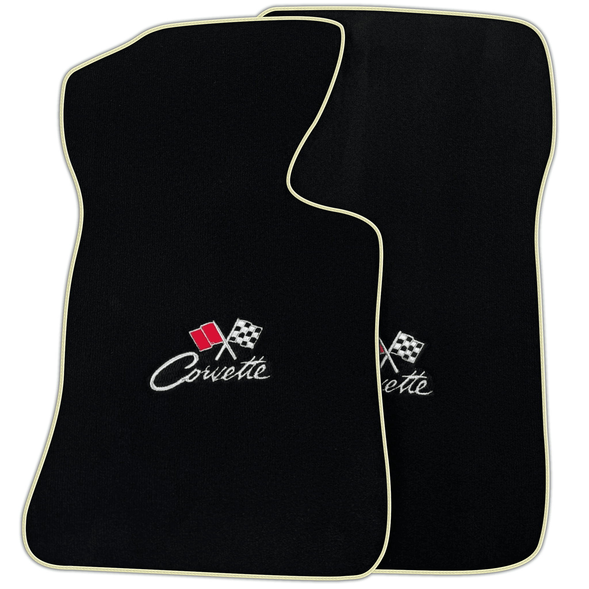 Black Floor Mats for Chevrolet Corvette C2 (1963-1967) | Various Trim Colors
