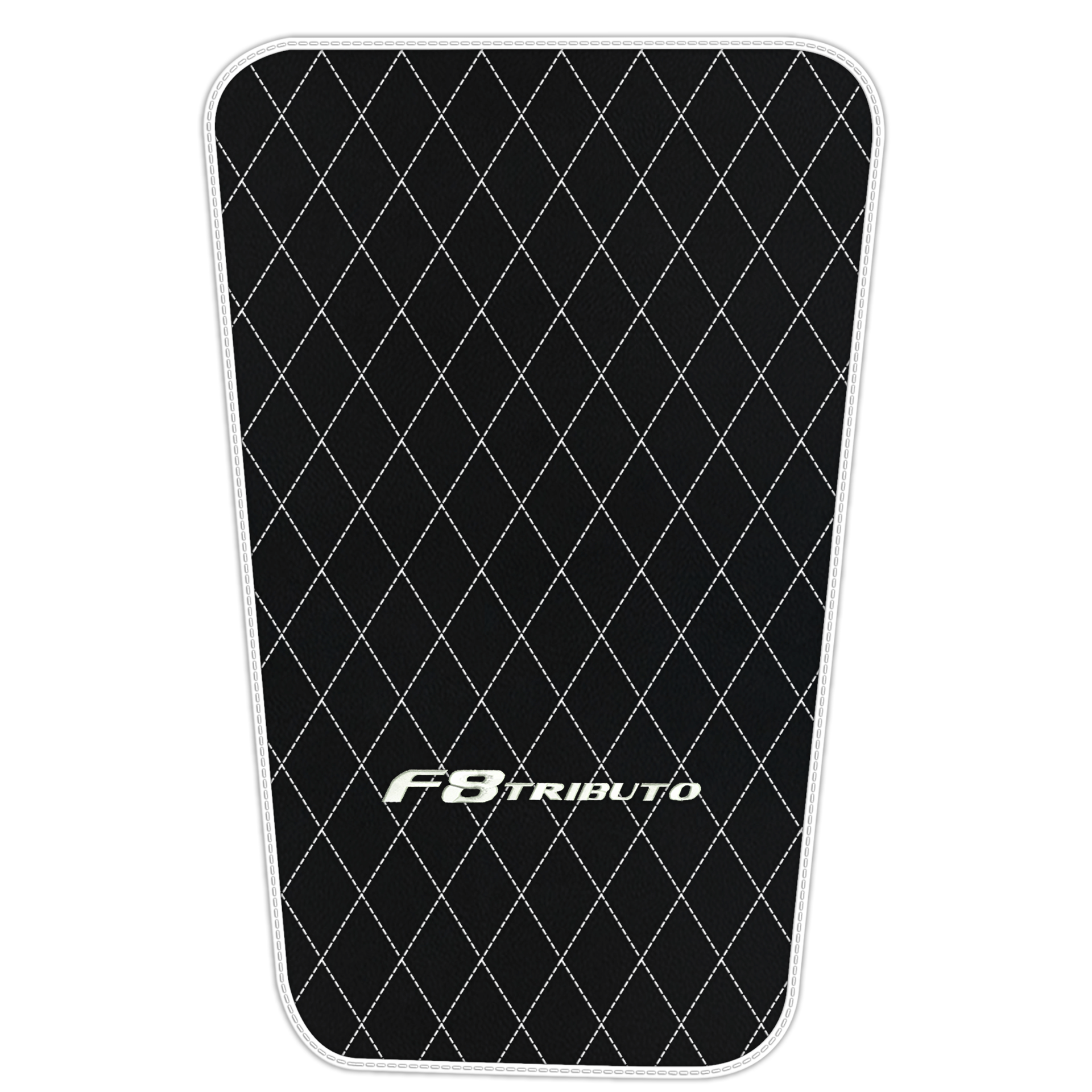 Premium Black Leather Floor Mats for Ferrari F8 Spider (2019-2023)