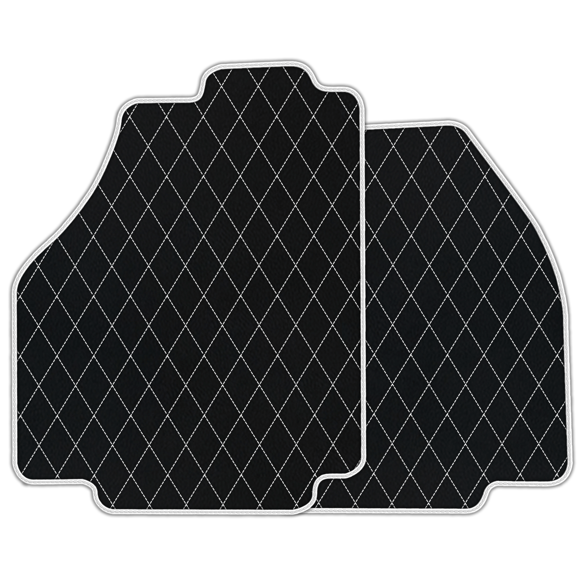 Premium Black Leather Floor Mats for Ferrari 488 Spider (2016-2022)