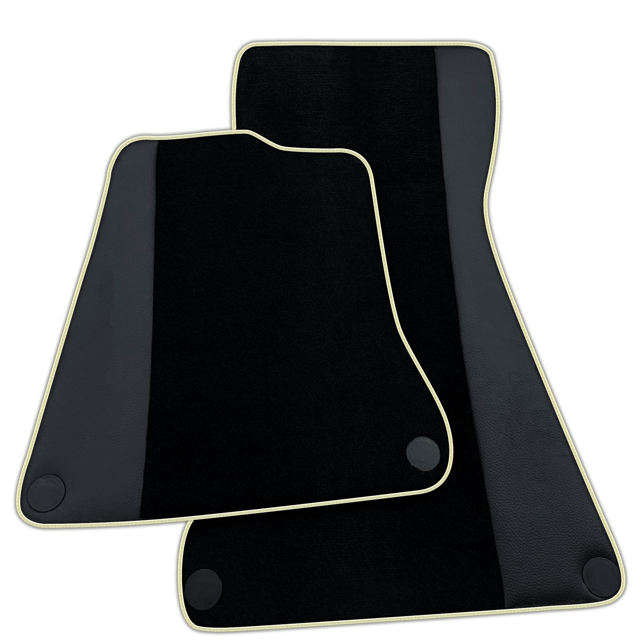 Black Floor Mats for McLaren 570S (2015-2021) with Leather