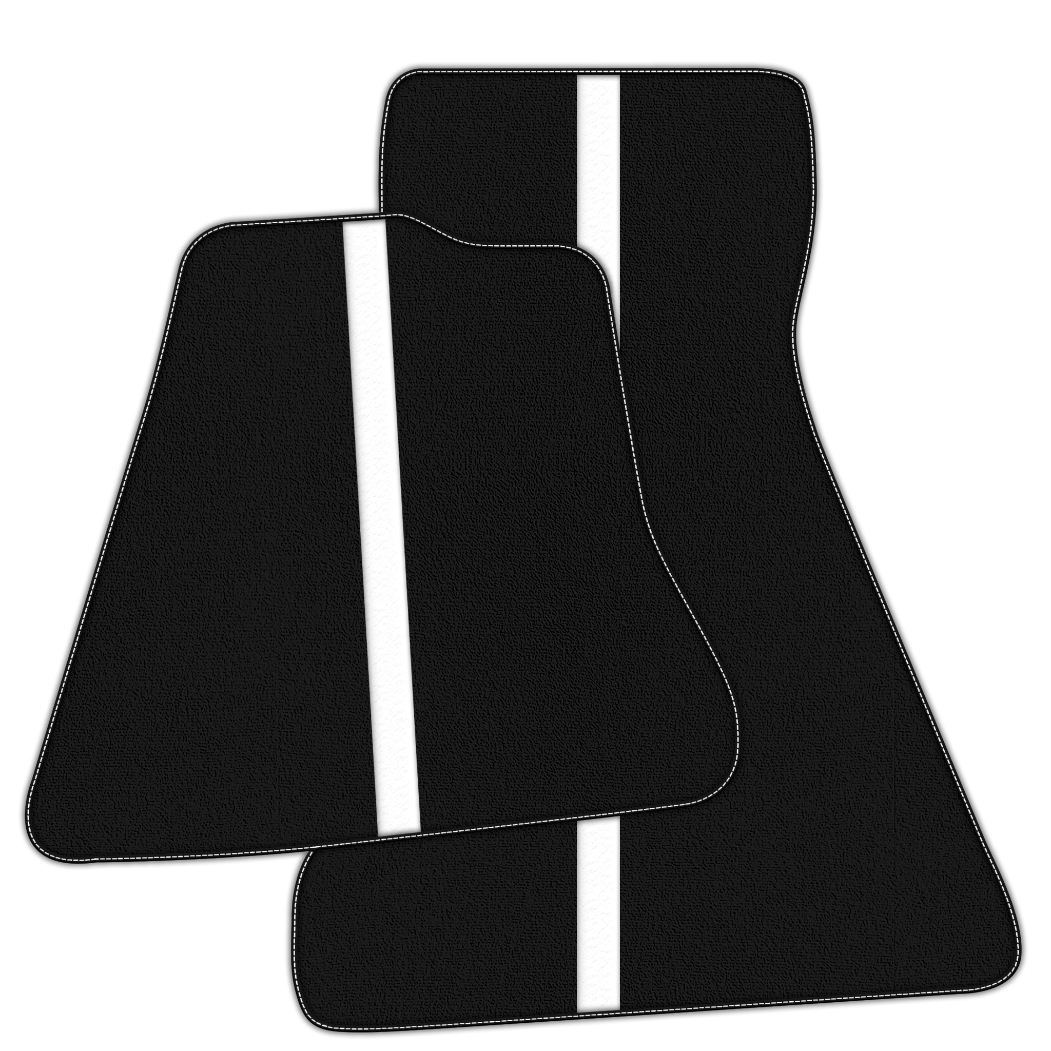 Premium Black Leather-Lined Floor Mats for McLaren 650S (2015-2018)