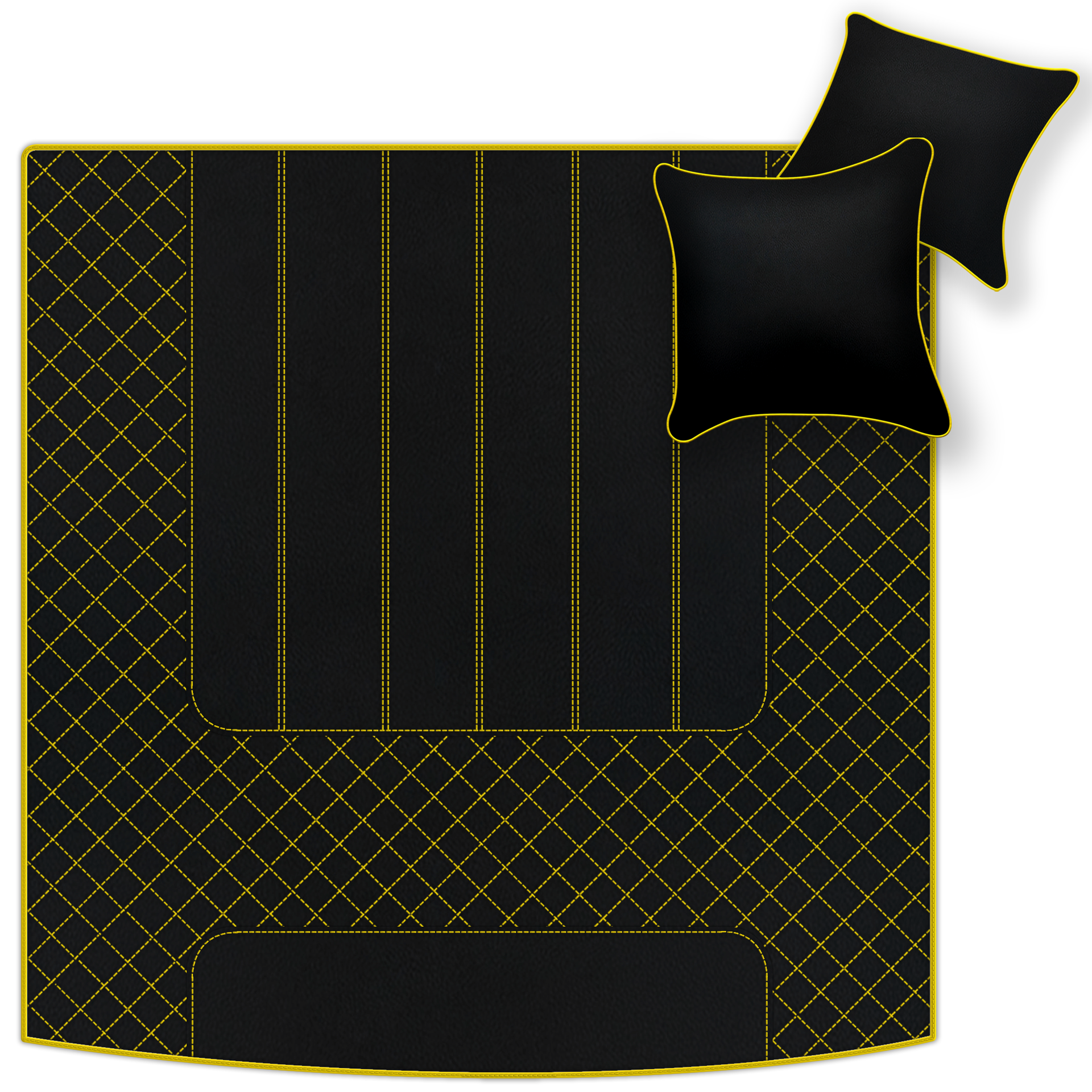 Customizable Leather Floor Mats with AW1 Pattern for Bentley Flying Spur (2019-2023) - AutoWin