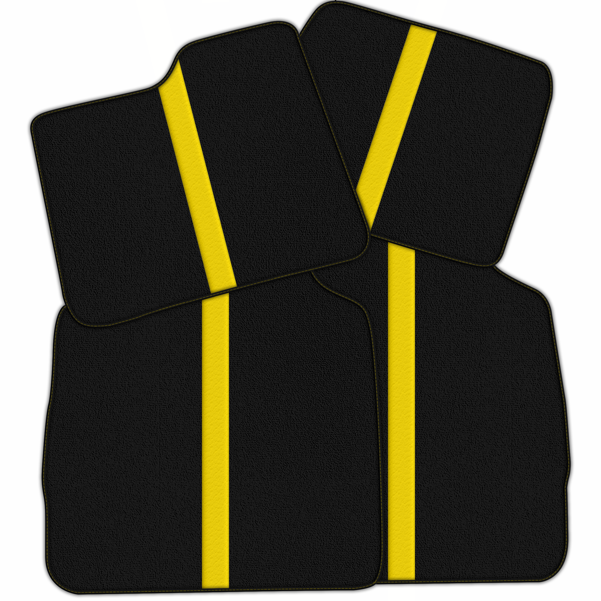 Premium Custom Black Floor Mats for Ferrari Portofino 2018-2023