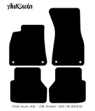 Beige Floor Mats for A6 - C8 Avant (2018-2023) | ER56 Design - AutoWin