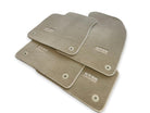Beige Floor Mats for Audi A4 - B6 Sedan (2001-2004) | ER56 Design - AutoWin