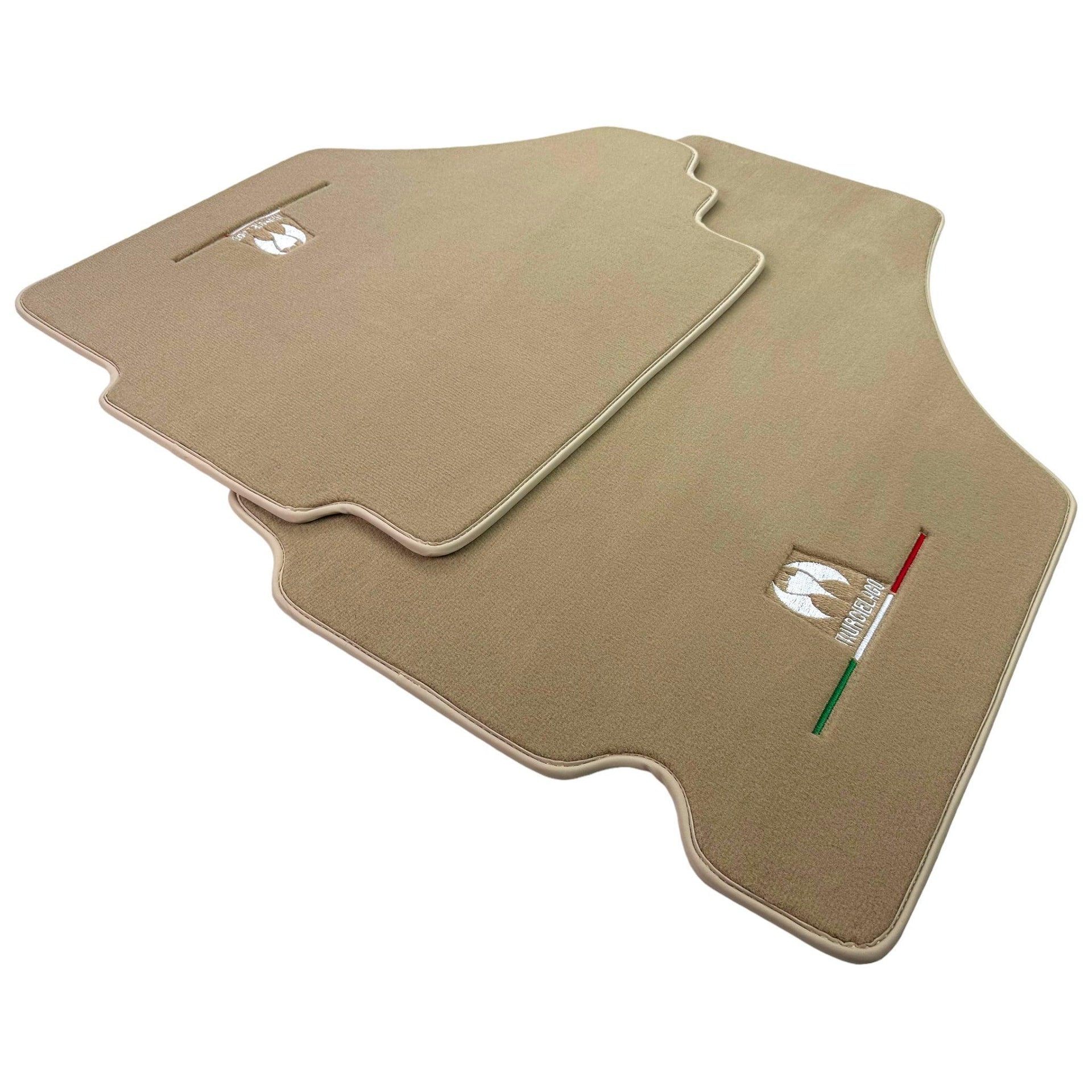 Beige Floor Mats for Lamborghini Murcielago AutoWin Brand - AutoWin