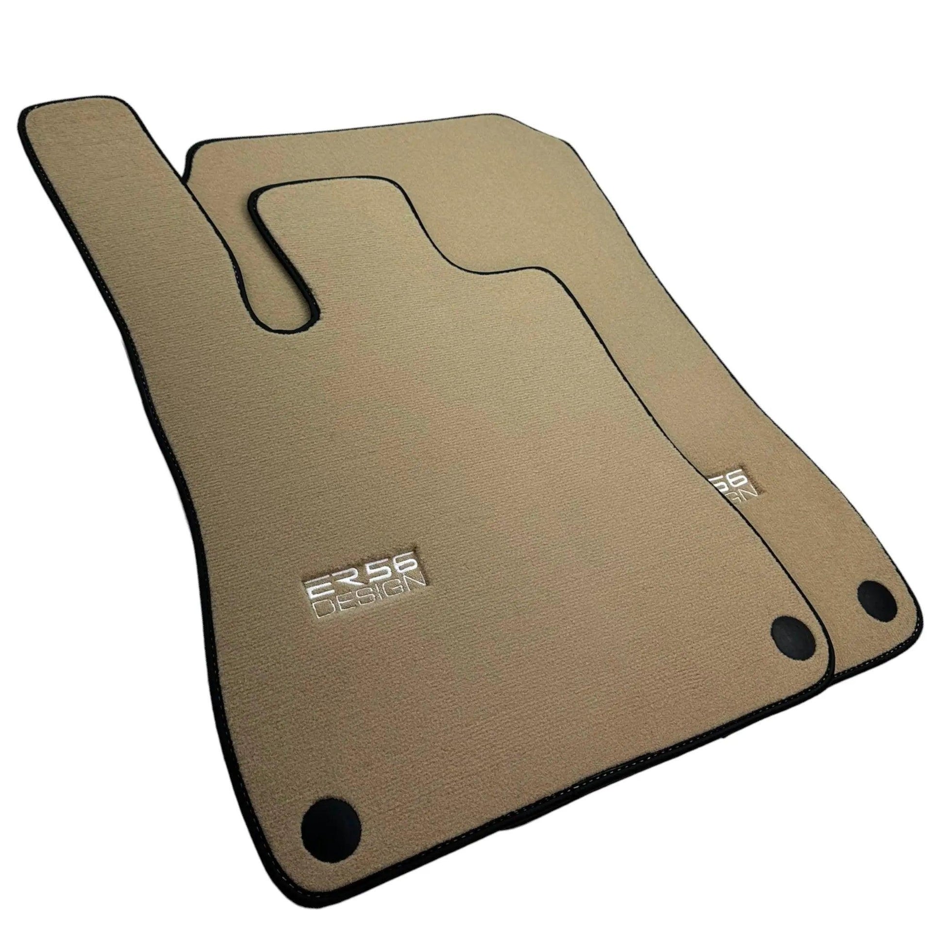 Beige Floor Mats For Mercedes-Benz SL R232 (2022-2023) - AutoWin