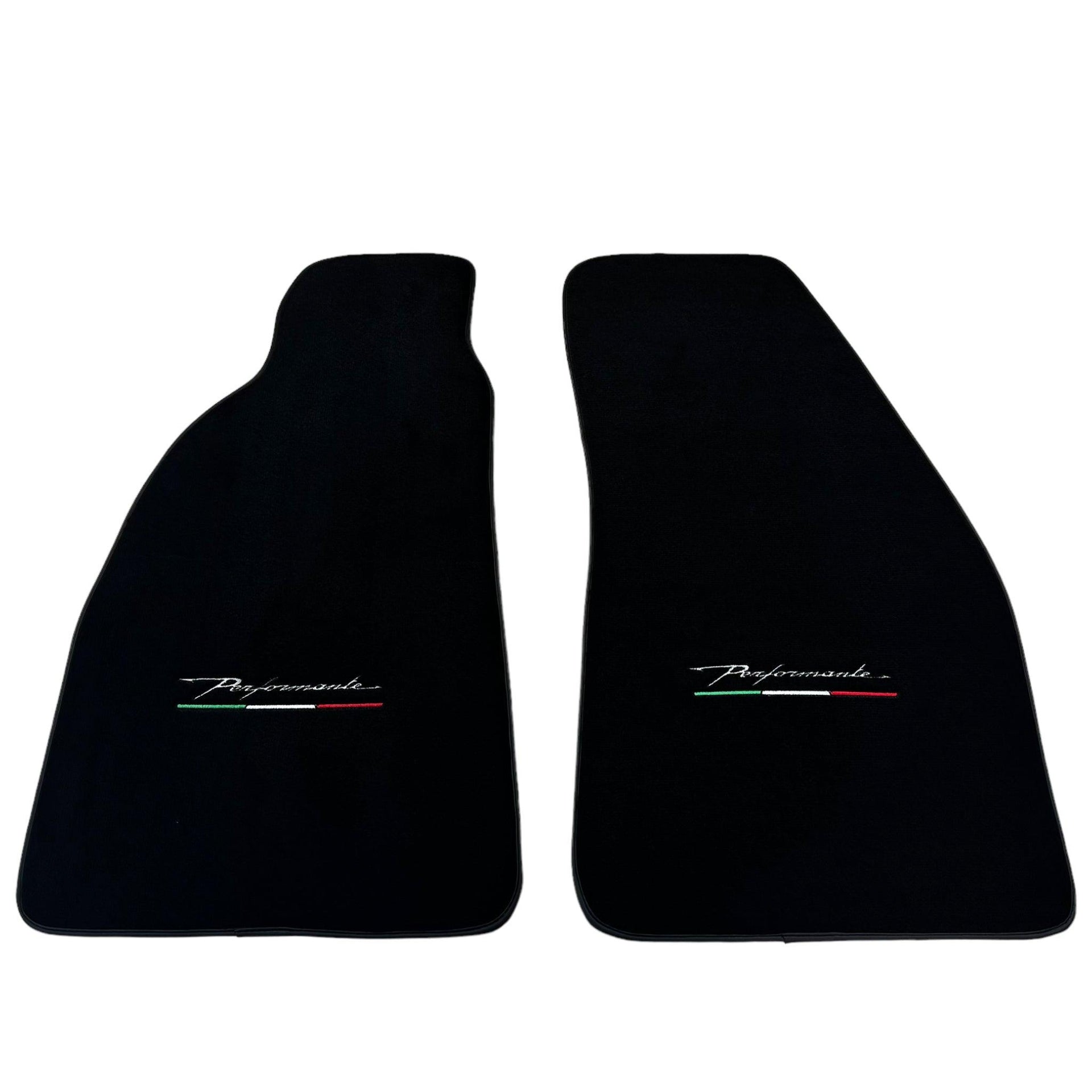 Black Floor Mats for Alfa Romeo Spider (1966-1993) Perfomante - AutoWin