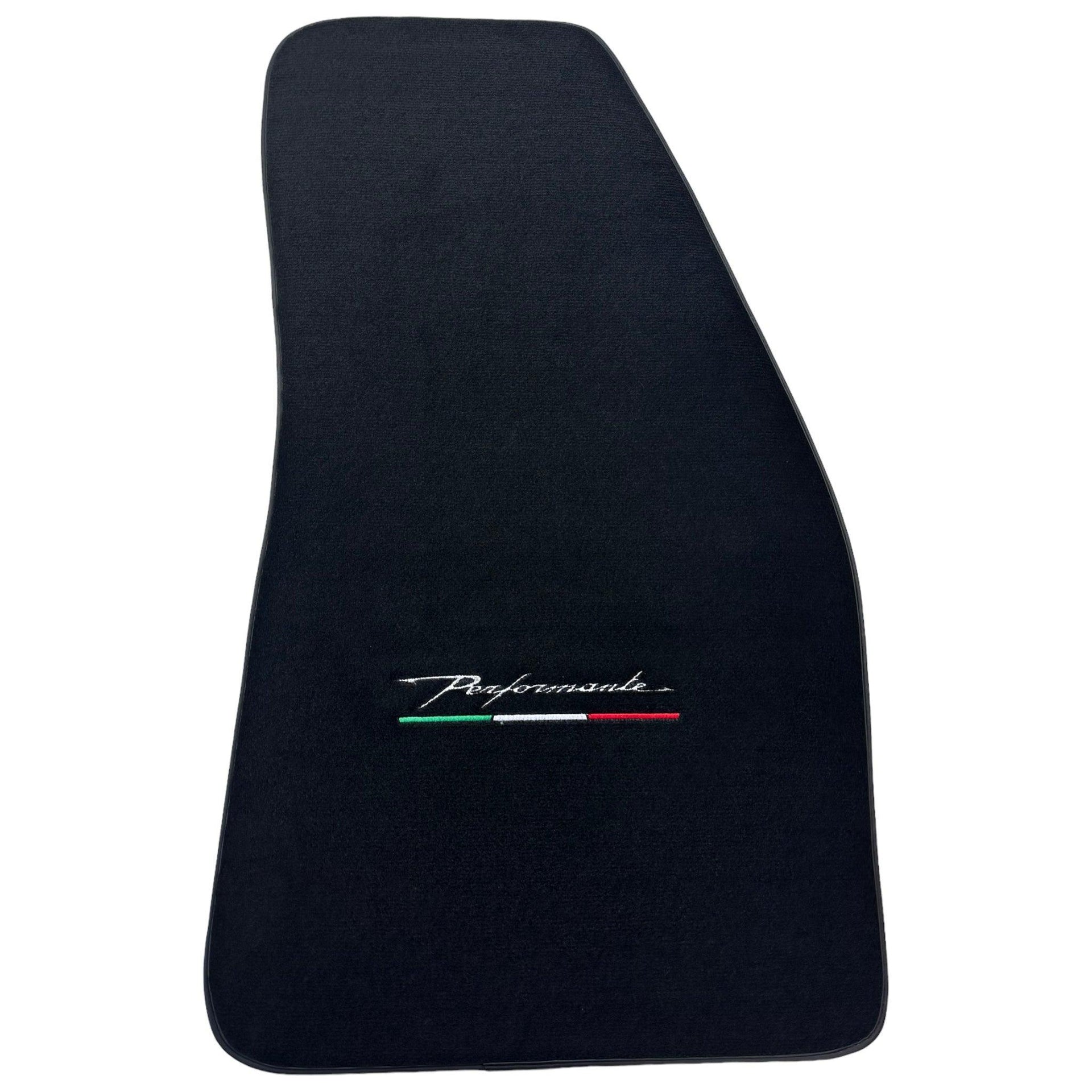 Black Floor Mats for Alfa Romeo Spider 939 (2006-2010) Perfomante - AutoWin