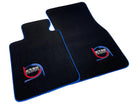 Black Floor Mats For BMW M3 E92 ER56 Design Limited Edition Blue Trim - AutoWin