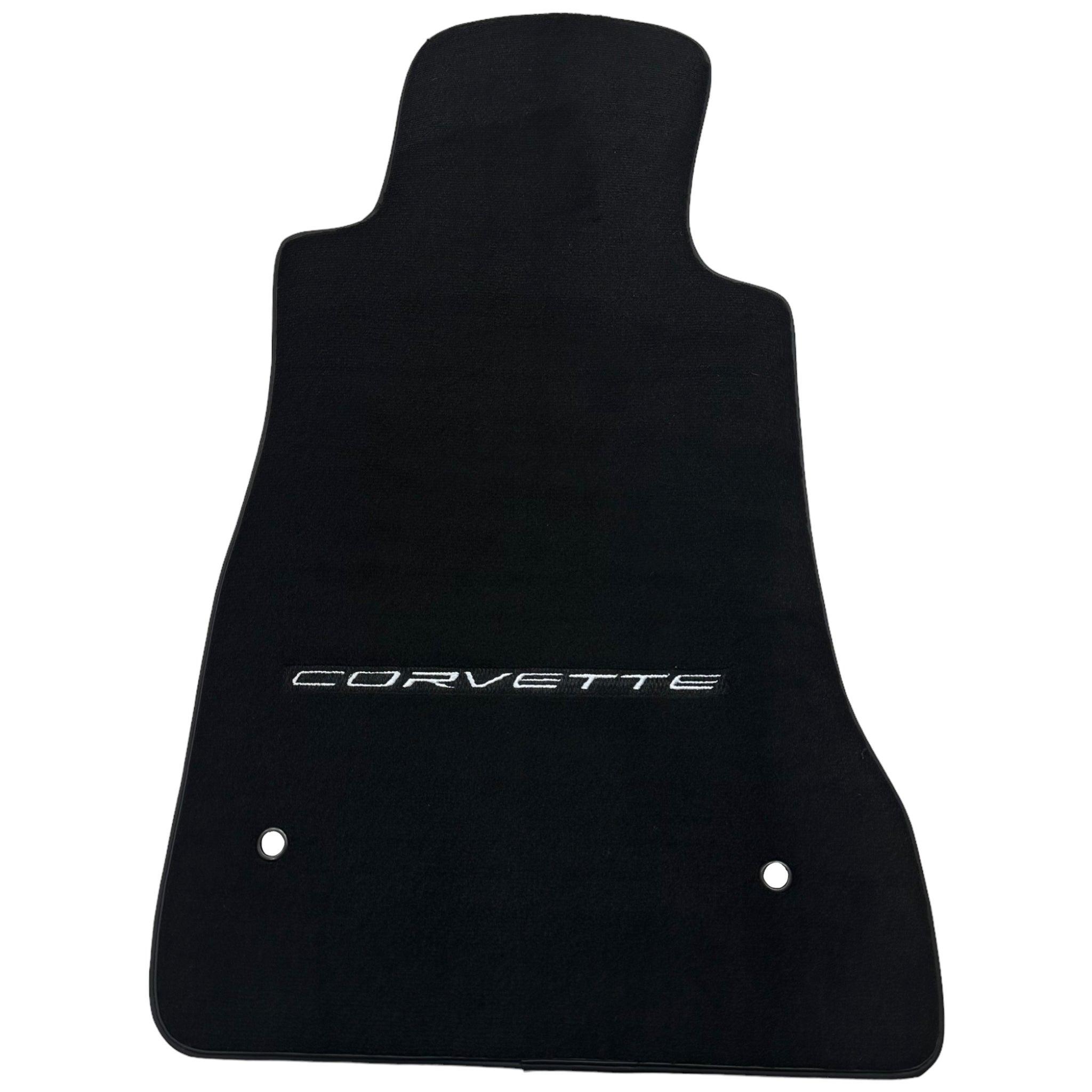 Black Floor Mats For Chevrolet Corvette C6 (2005-2013) - AutoWin