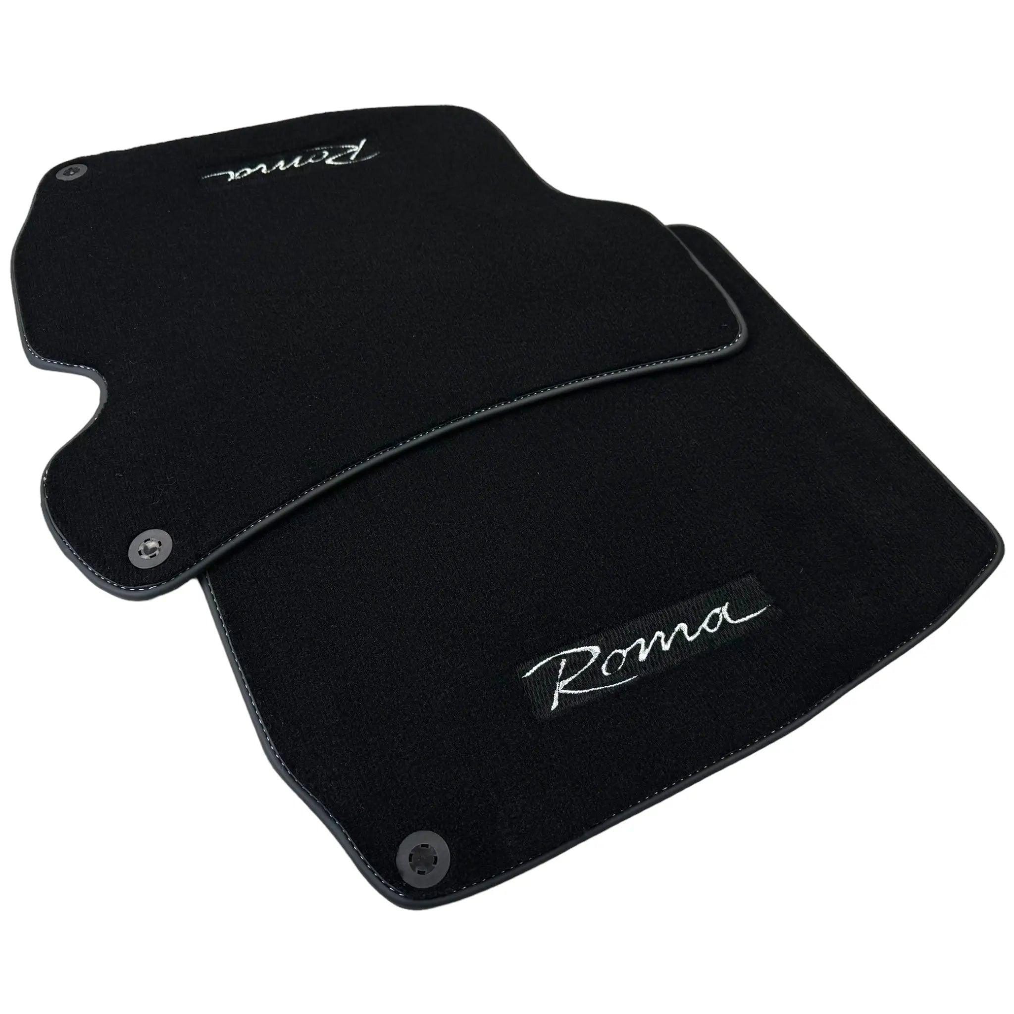 Black Floor Mats for Ferrari Roma (2021-2024) - AutoWin