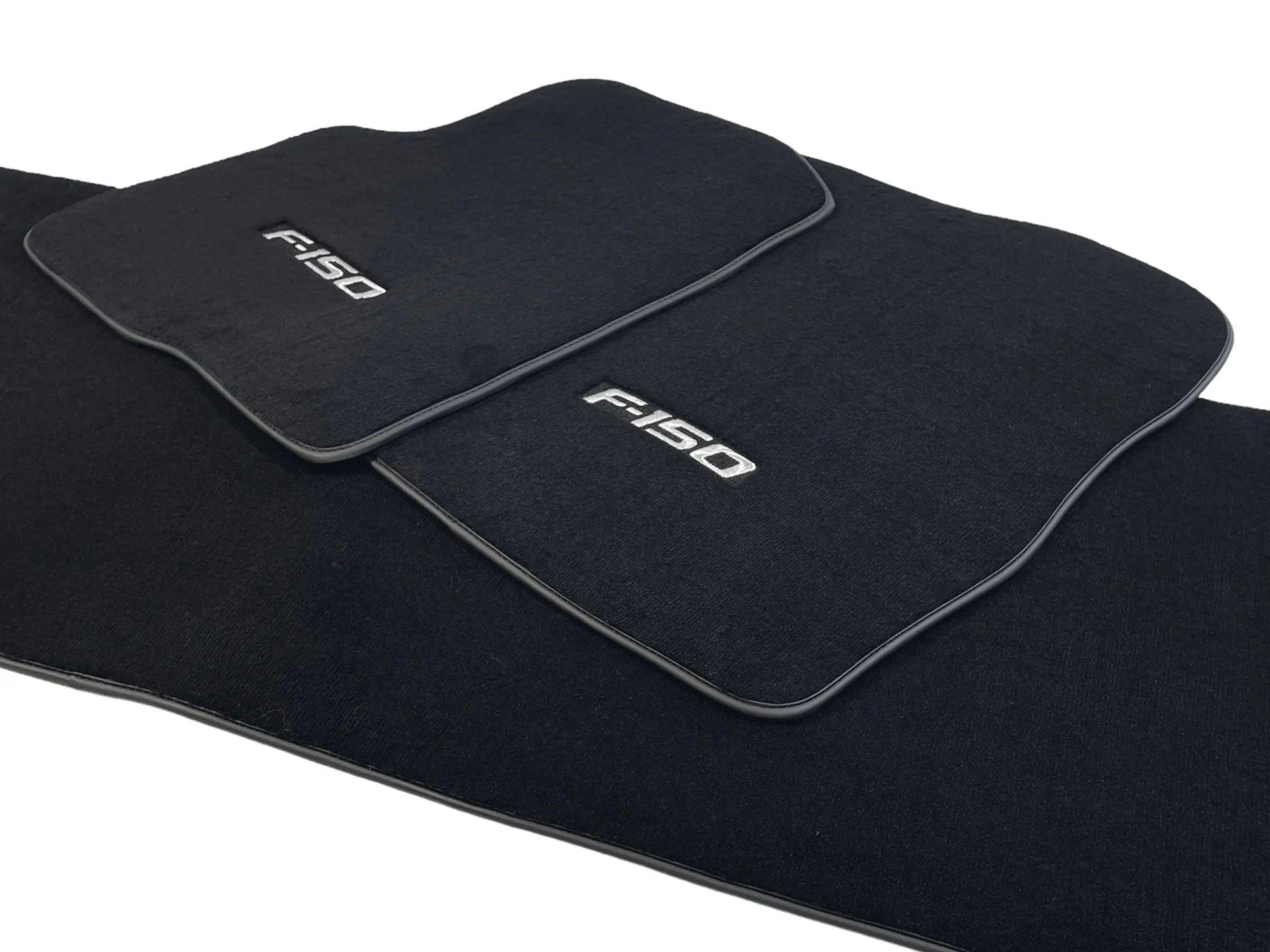 Black Floor Mats For Ford F150 2009-2014 - AutoWin