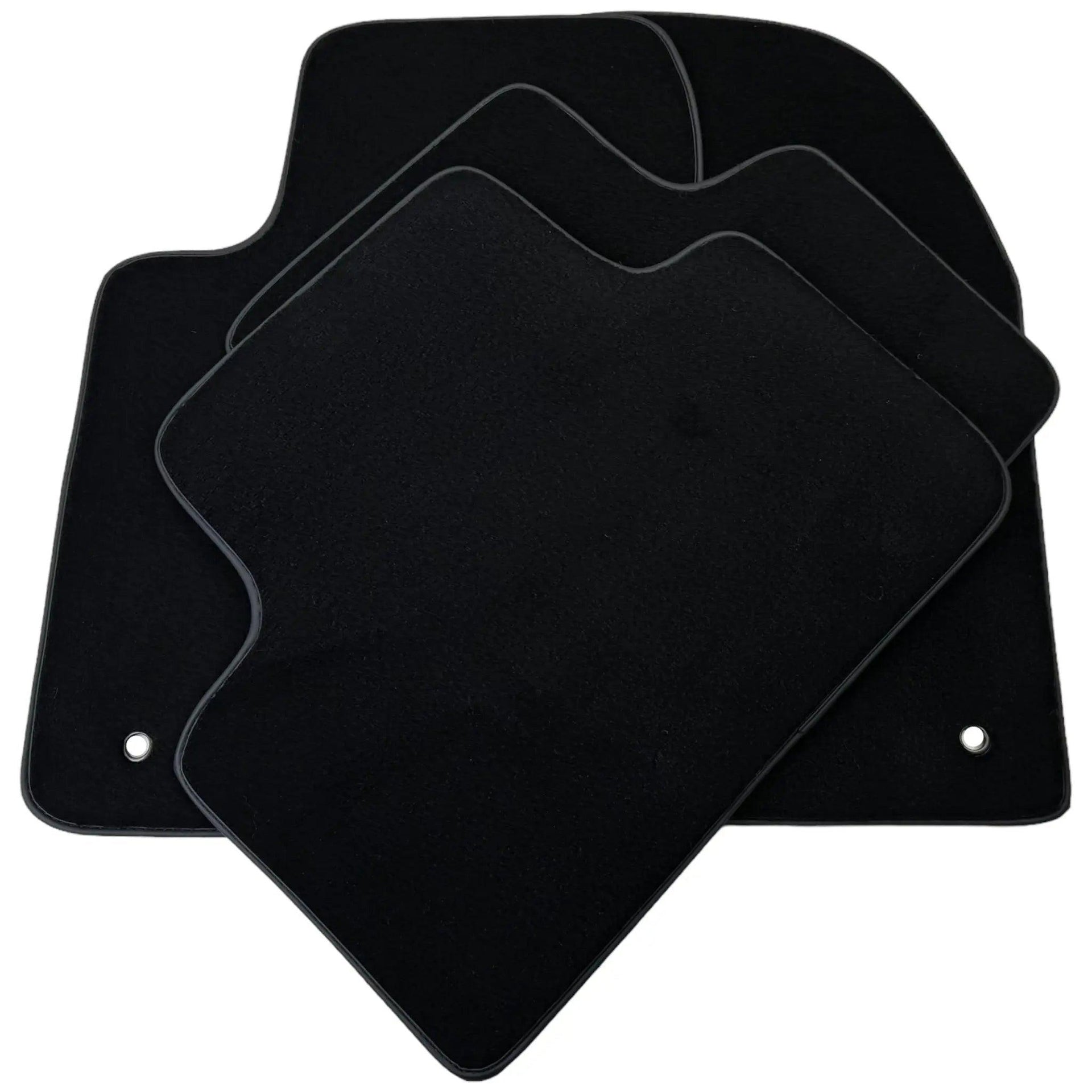 Black Floor Mats for Jeep Renegade (2018-2024) Co Drive with Fixing System - AutoWin