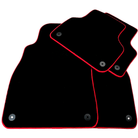 Black Floor Mats for Lamborghini Urus with Red Trim | Right Hand Drive - AutoWin
