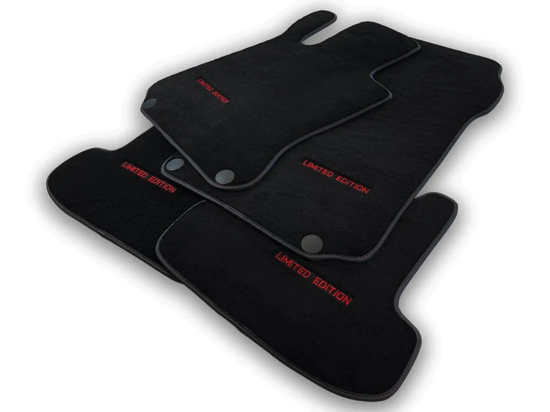 Black Floor Mats For Mercedes Benz GL-Class 500 4Matic (2012-2015) | Limited Edition - AutoWin