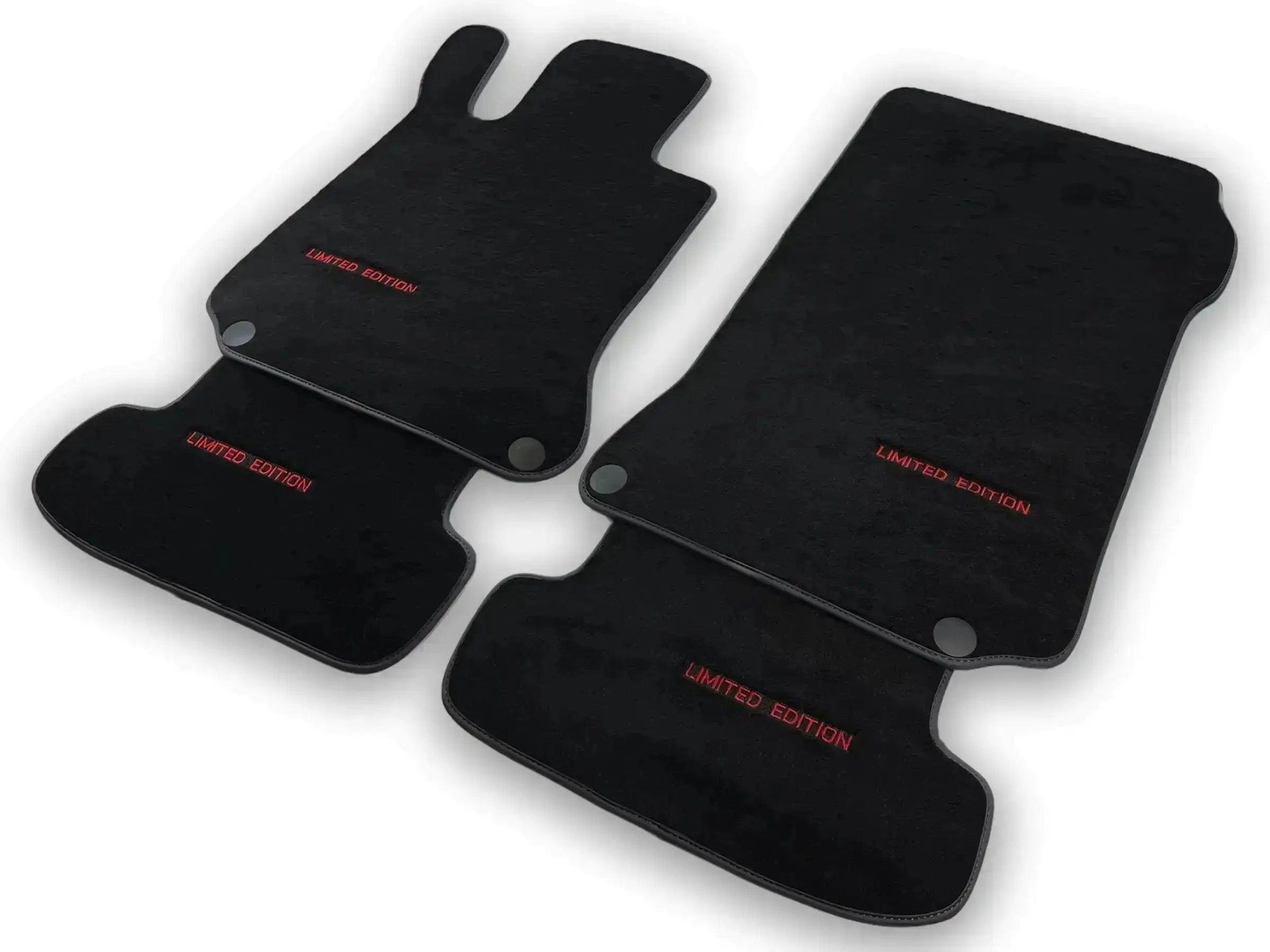 Black Floor Mats For Mercedes Benz GLC-Class X253 SUV (2015-2019) | Limited Edition - AutoWin