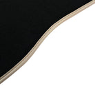 Black Floor Mats For Mercedes-Benz SLK-Class R171 (2004-2011) Beige Trim - AutoWin