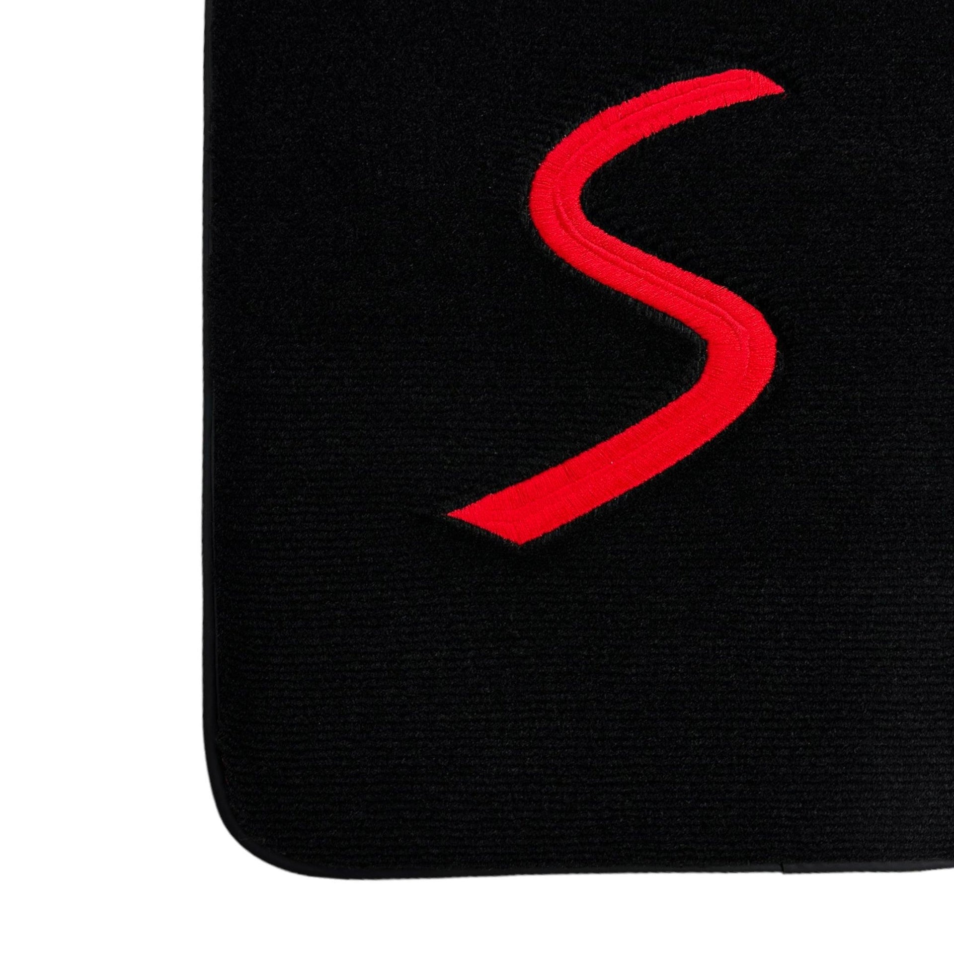 Black Floor Mats for Mini Cabrio R52 Convertible (2004-2009) - AutoWin