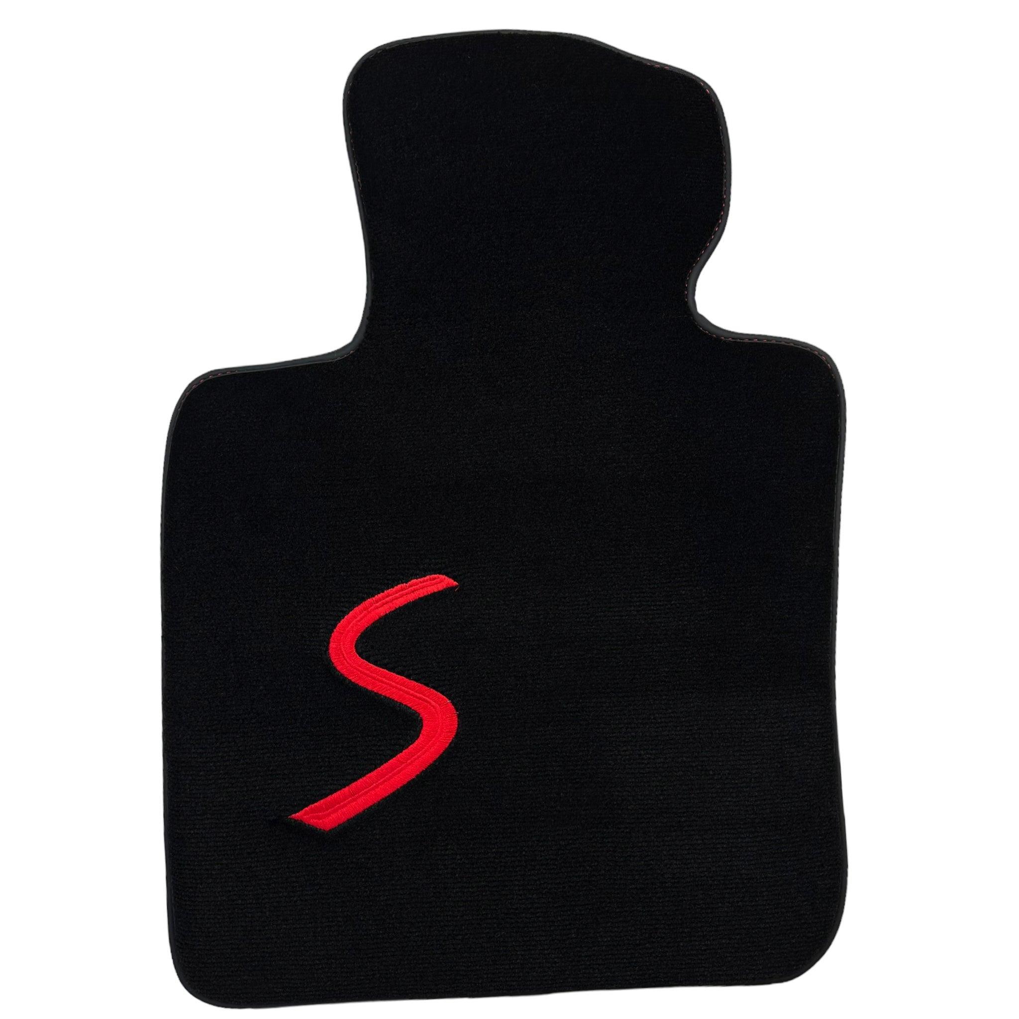 Black Floor Mats for Mini Cooper / One Electric (2020-2023) - AutoWin