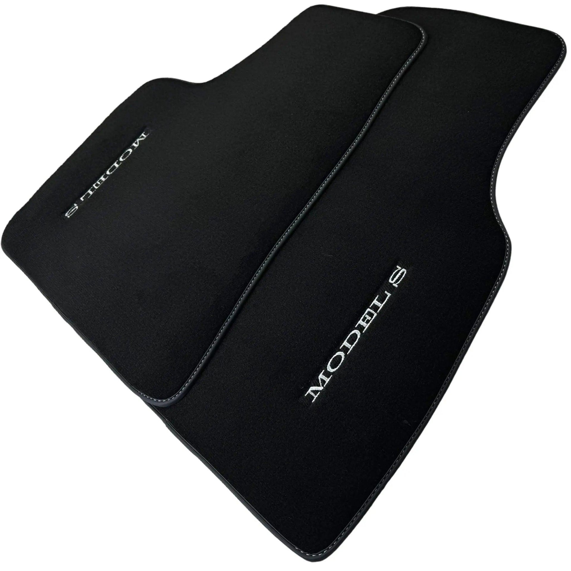 Black Floor Mats For Tesla Model S (2012-2023) - AutoWin