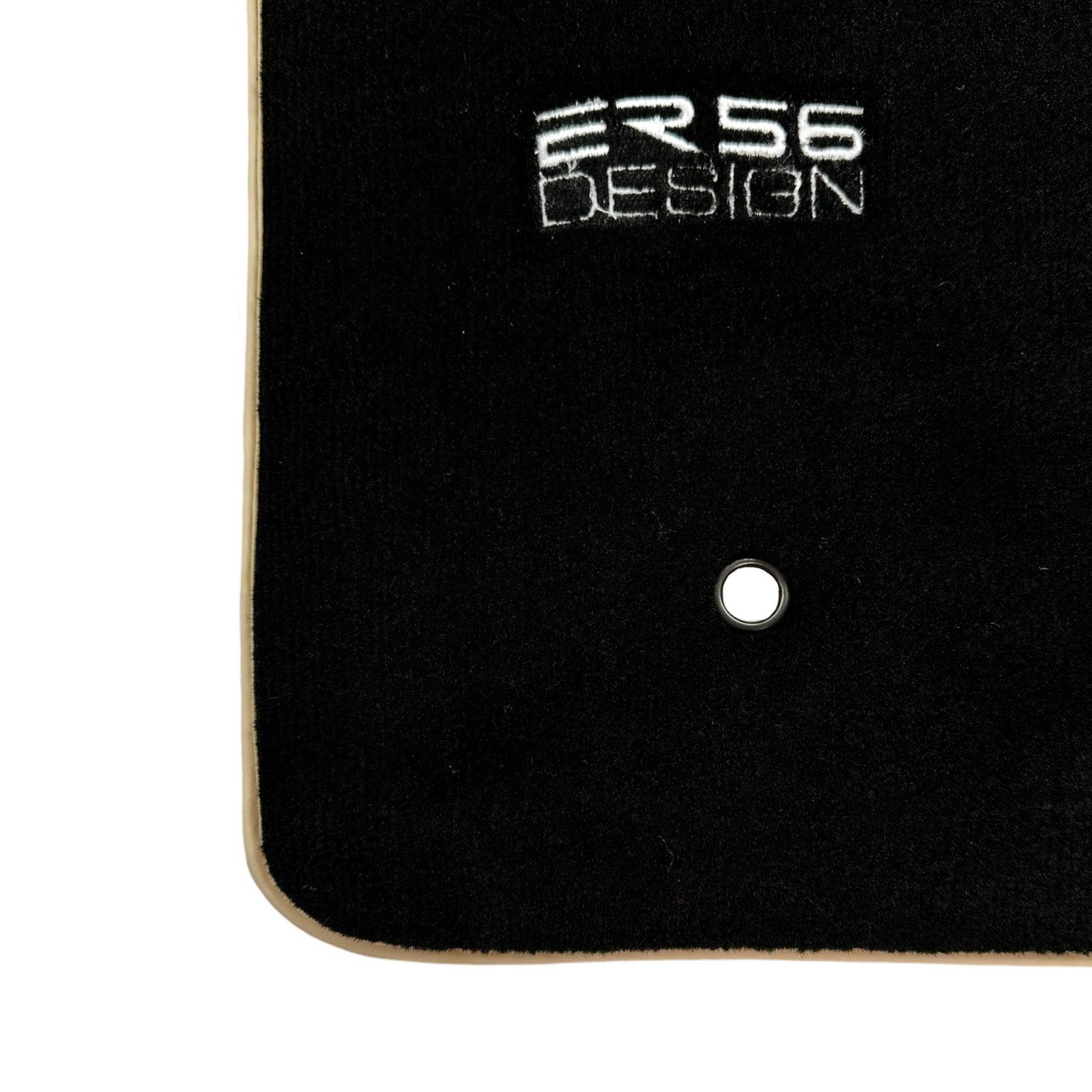 Black Floor Mats For Toyota Corolla E12 (2001-2007) ER56 Design - AutoWin