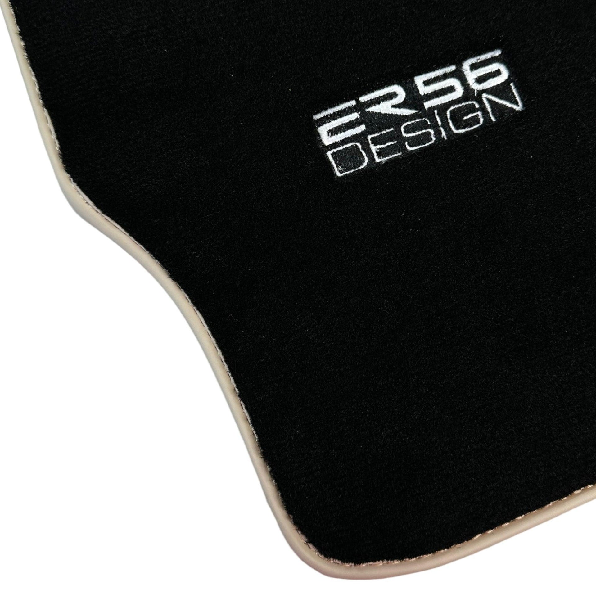 Black Floor Mats For Toyota Corolla E16 (2014-2019) ER56 Design - AutoWin