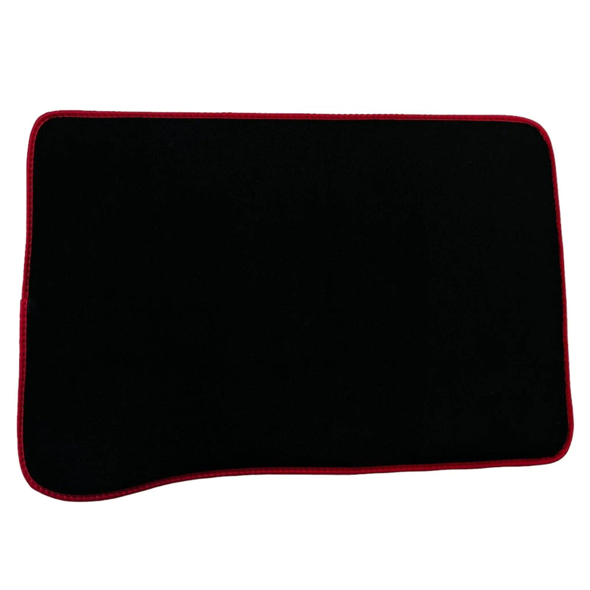 Black Floor Mats for Toyota Prius (2009-2012) with Red Trim - AutoWin