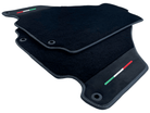 Floor Mats For Ferrari 360 Modena 1999-2005 Black With Alcantara - AutoWin