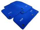 Blue Floor Mats for Audi A4 - B7 Convertible (2006-2009) | ER56 Design - AutoWin