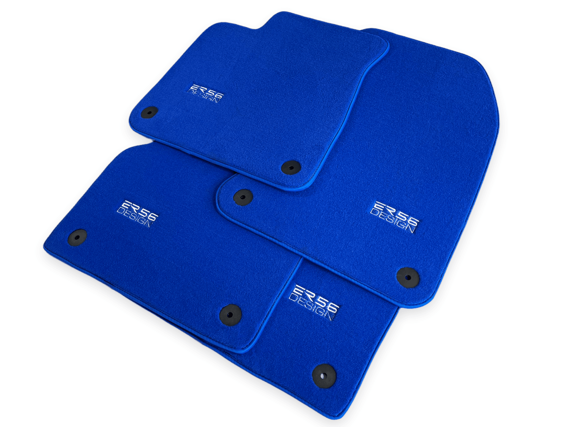 Blue Floor Mats for Audi A4 - B9 Allroad Quattro (2016-2020) | ER56 Design - AutoWin