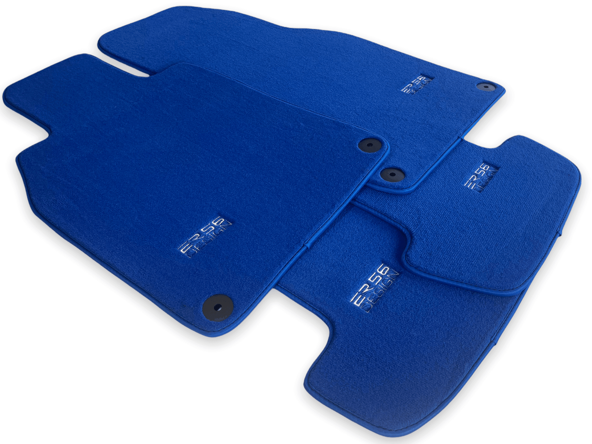 Blue Floor Mats for Porsche Cayenne (2010-2018) | ER56 Design - AutoWin