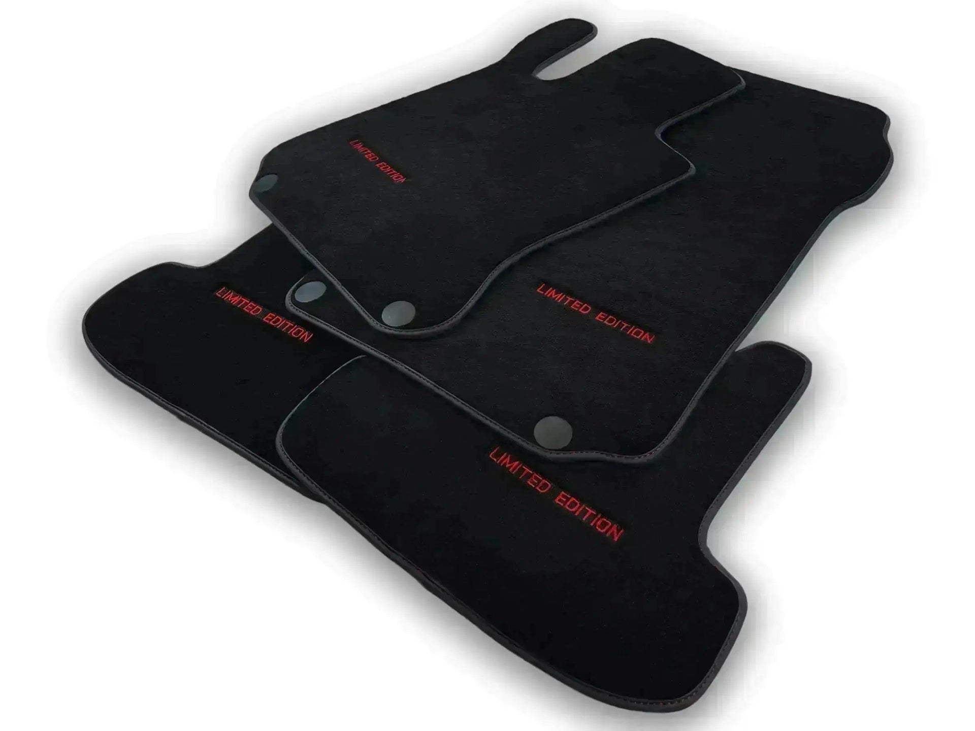 Dark Blue Floor Mats For Mercedes Benz GLK-Class X204 (2012-2015) | Limited Edition - AutoWin