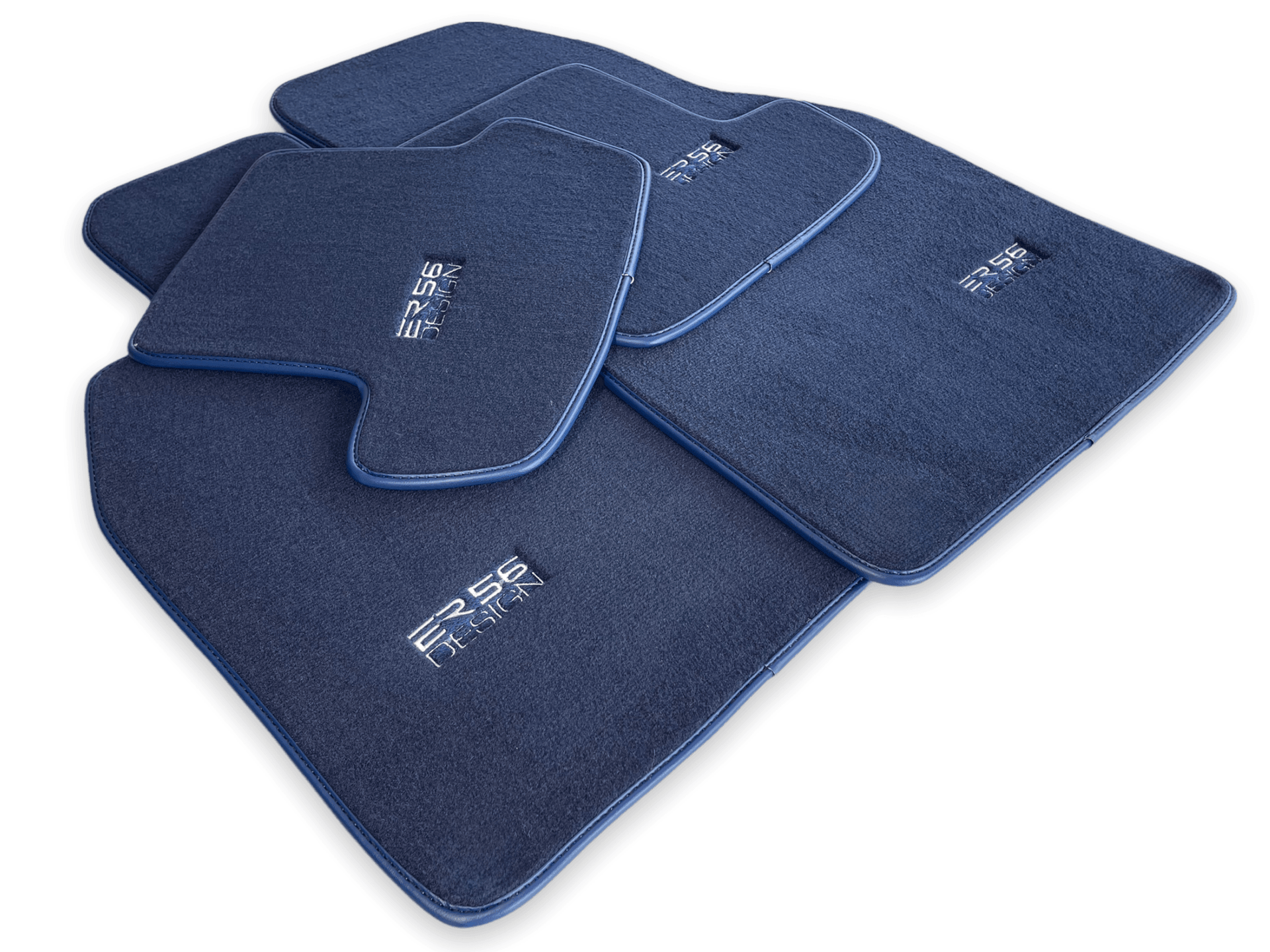 Dark Blue Floor Mats for Porsche 911 - 964 (1989-1994) - AutoWin
