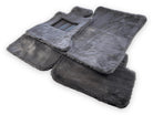 Dark Gray Sheepskin Floor Mats For Bentley Bentayga Design Brand - AutoWin