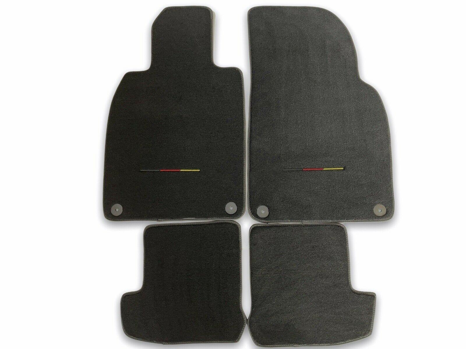 Floor Mats for Audi A3 - 5-door Hatchback (1996-2000) Carpet Germany Flag - AutoWin