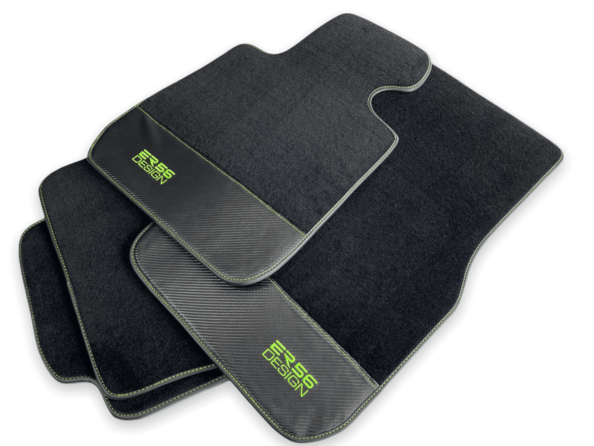 Floor Mats For BMW 7 Series E38 Long Carbon Leather | Er56 Design - AutoWin