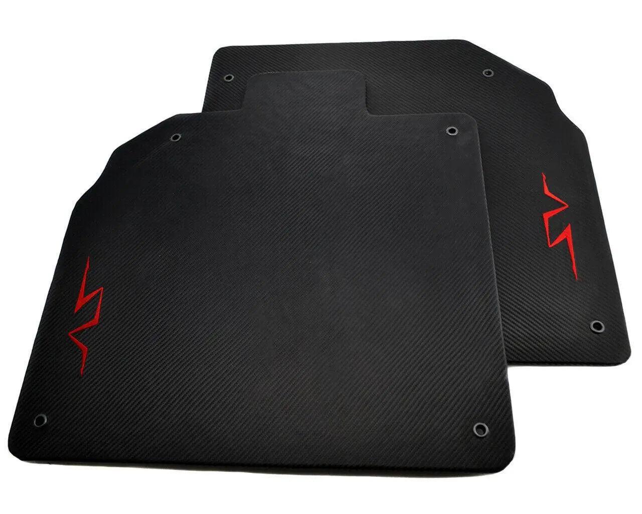 Floor Mats for Lamborghini Aventador Sv Leather Carbon Limited Edition - AutoWin