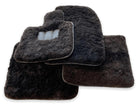 Genuine Sheepskin Floor Mats Bentley Bentayga Er56 Design Brand - AutoWin