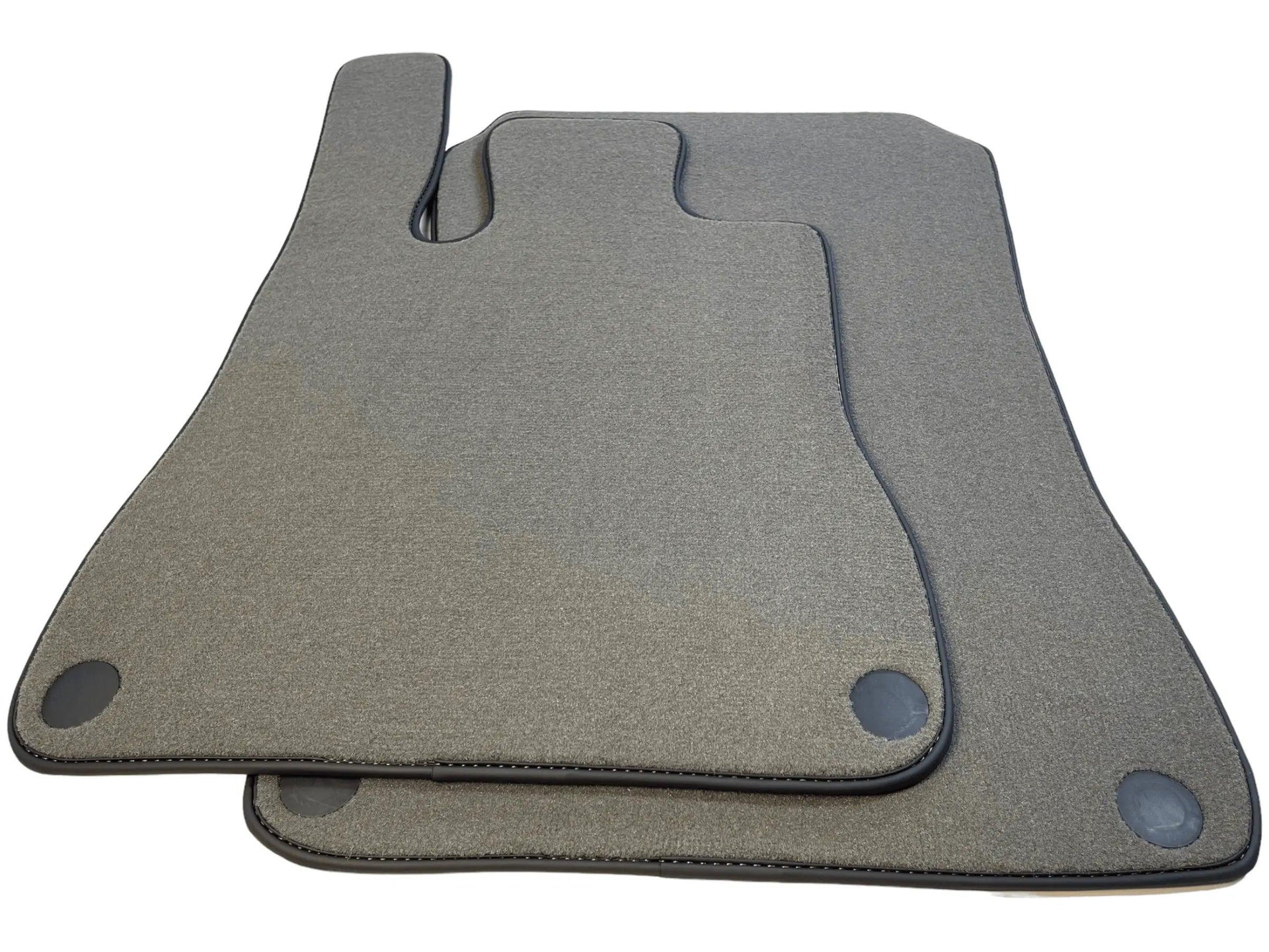 Gray Floor Mats For Mercedes-Benz SLC R172 (2016-2023) Black Trim - AutoWin