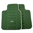 Green Leather Floor Mats For Rolls Royce Shadow 1965-1977 - AutoWin