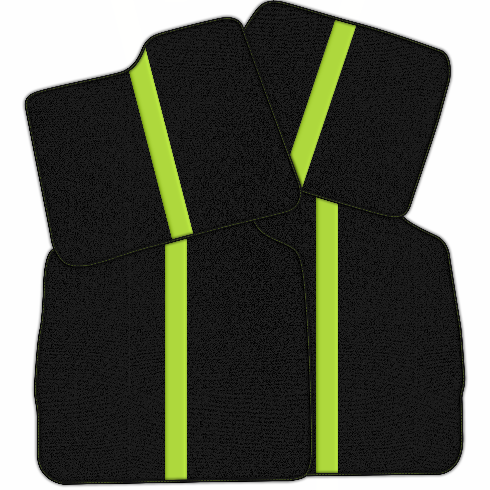 Premium Custom Black Floor Mats for Ferrari Portofino 2018-2023