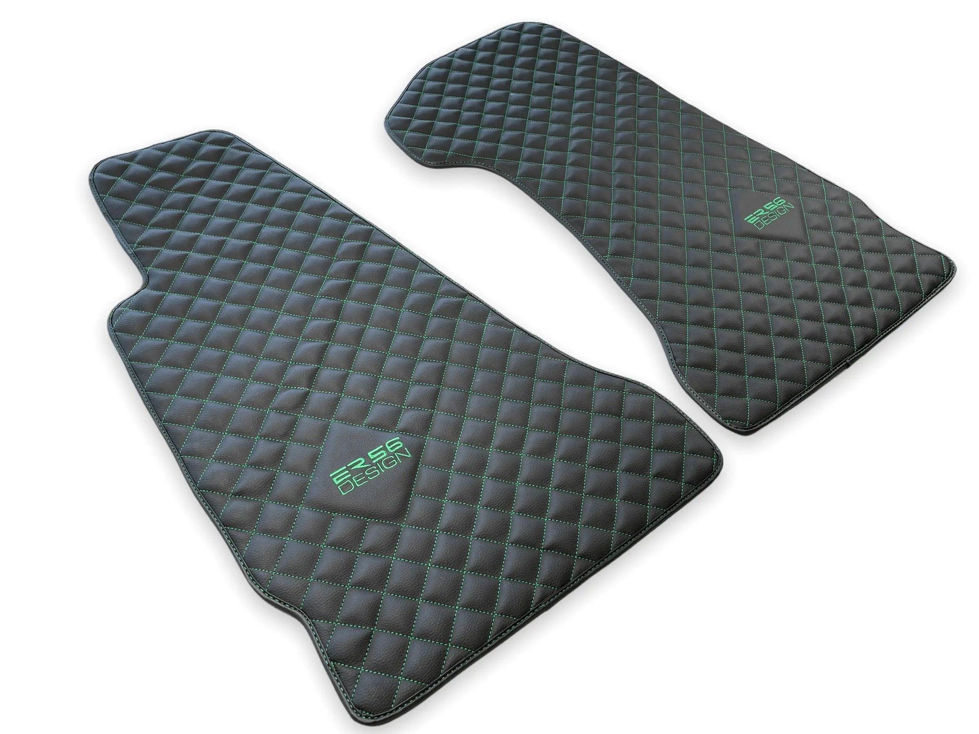 Leather Floor Mats For Aston Martin DB11 (2016–2023) ER56 Design - AutoWin
