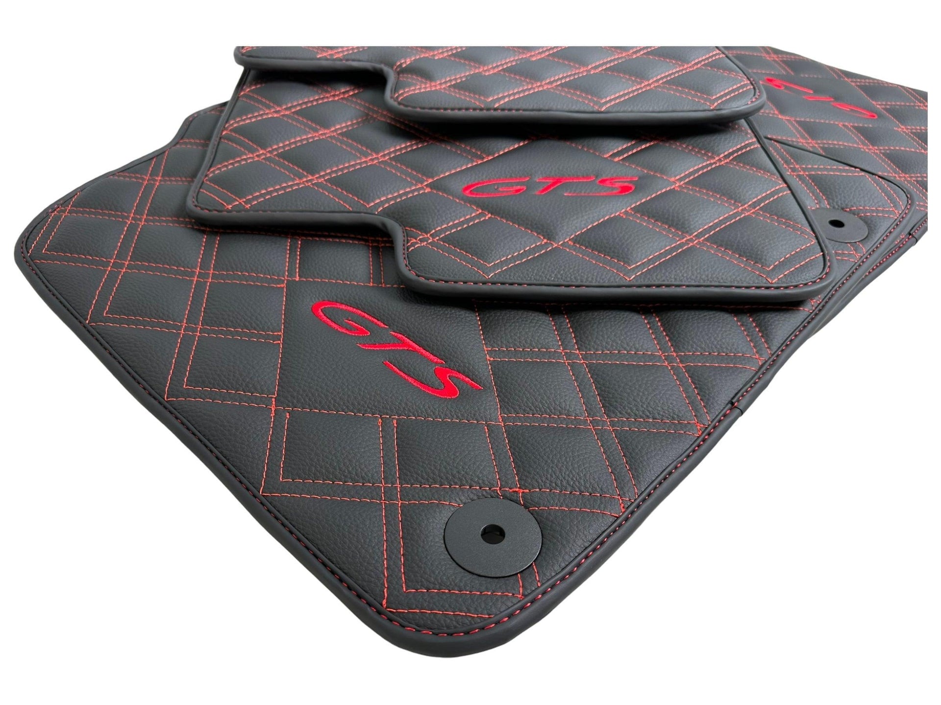 Leather Floor Mats for Porsche Taycan (2019-2023) - AutoWin