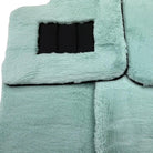 Tiffany Blue Sheepskin Floor Mats For Bentley Bentayga Er56 Design Brand - AutoWin