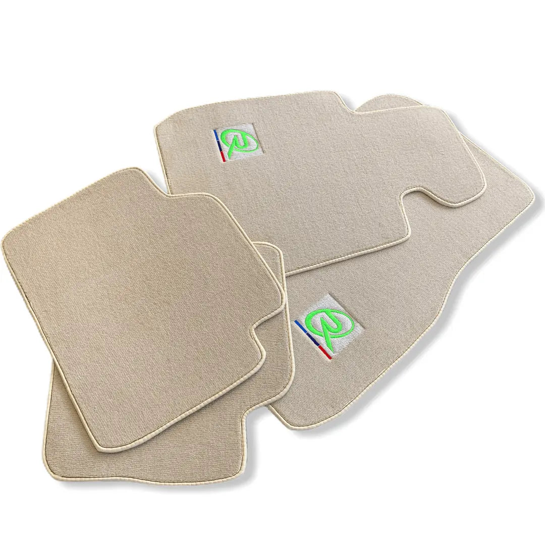Beige Floor Mats For BMW 6 Series E63 Tailored Set Perfect - AutoWin