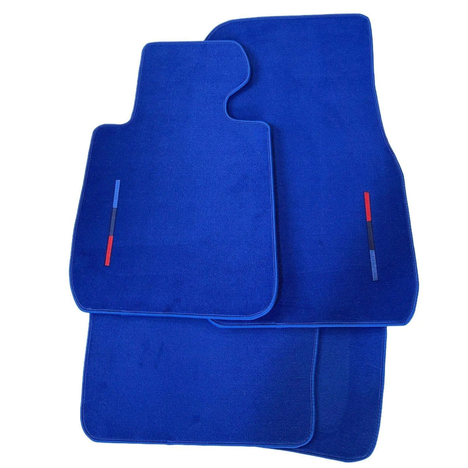 Blue Floor Mats For BMW 7 Series F02 With M Package - AutoWin