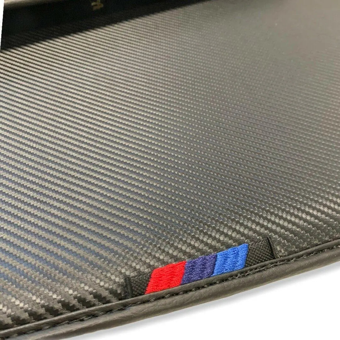 Floor Mats For BMW 1 Series E81 Autowin Brand Carbon Fiber Leather - AutoWin